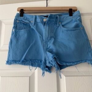 Lucky Brand Light Blue Distressed Denim Shorts